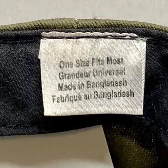 Cabela's Vintage 6 Panel Brushed Twill Low Profile Adjustable Cap Camouflage GUC - Picture 11 of 13